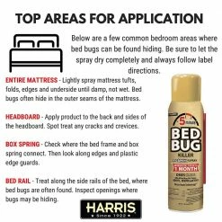 Large Bed Bug Kit by Harris -Pest Control Sales harris bug killer spray bbkit lgvp 77 1000