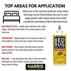 Large Bed Bug Kit by Harris -Pest Control Sales harris bug killer spray bbkit lgvp c3 1000