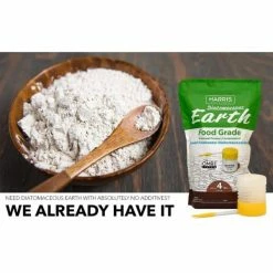 64 oz.(4 lb.) Diatomaceous Earth Food Grade 100% with Powder Duster Applicator by Harris 15 64 oz.(4 lb.) Diatomaceous Earth Food Grade 100% with Powder Duster Applicator by Harris -Pest Control Sales harris insect killer granules de fg4p 44 1000