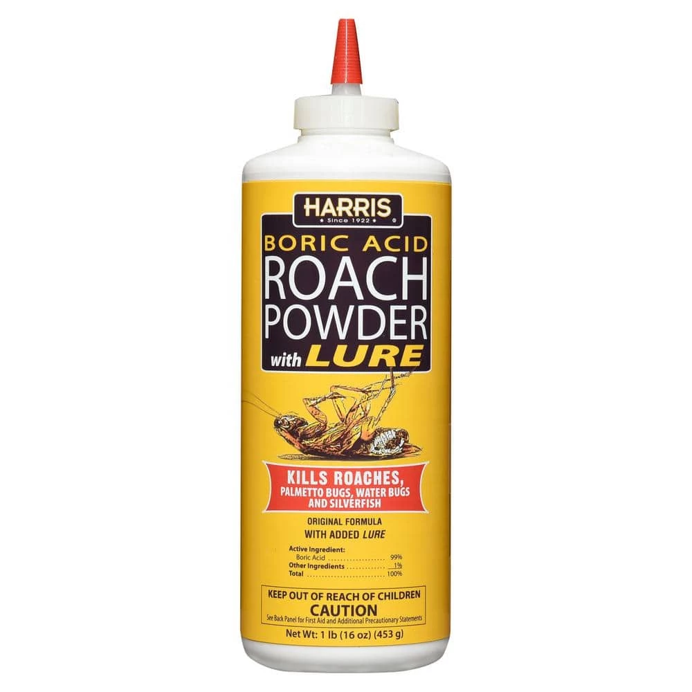 16 oz. Roach Killer Powder 99% Boric Acid with Lure by Harris 3 16 oz. Roach Killer Powder 99% Boric Acid with Lure by Harris