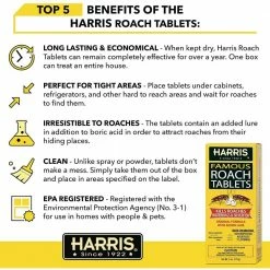 6 oz. Famous Roach Tablets by Harris -Pest Control Sales harris insect killer granules hrt 6 c3 1000