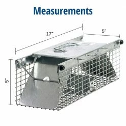 Small 2-Door Professional Live Animal Cage Trap for Rat, Squirrel, Chipmunk, and Weasel by Havahart 16 Small 2-Door Professional Live Animal Cage Trap for Rat, Squirrel, Chipmunk, and Weasel by Havahart -Pest Control Sales havahart animal traps 1025 4f 1000