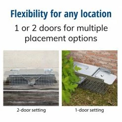 Small 2-Door Professional Live Animal Cage Trap for Rat, Squirrel, Chipmunk, and Weasel by Havahart 20 Small 2-Door Professional Live Animal Cage Trap for Rat, Squirrel, Chipmunk, and Weasel by Havahart -Pest Control Sales havahart animal traps 1025 76 1000