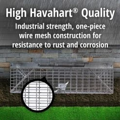 Small 2-Door Professional Live Animal Cage Trap for Rat, Squirrel, Chipmunk, and Weasel by Havahart 19 Small 2-Door Professional Live Animal Cage Trap for Rat, Squirrel, Chipmunk, and Weasel by Havahart -Pest Control Sales havahart animal traps 1025 fa 1000