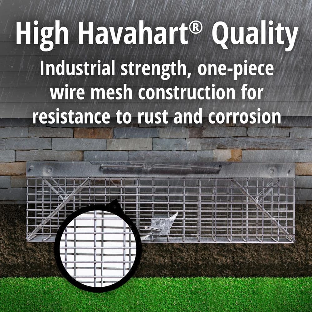 Small 2-Door Professional Live Animal Cage Trap for Rat, Squirrel, Chipmunk, and Weasel by Havahart 10 Small 2-Door Professional Live Animal Cage Trap for Rat, Squirrel, Chipmunk, and Weasel by Havahart - Image 8