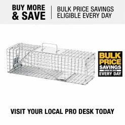 Medium 1-Door Professional Live Animal Cage Trap for Rabbit and Skunk by Havahart -Pest Control Sales havahart animal traps 1078 a0 1000