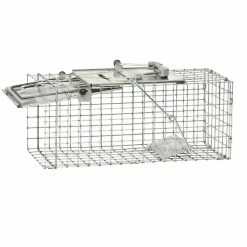 Small 1-Door Easy Set Live Animal Cage Trap for Squirrel and Rabbit by Havahart