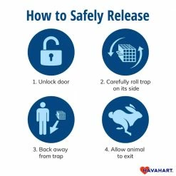 Small 1-Door Easy Set Live Animal Cage Trap for Squirrel and Rabbit by Havahart 21 Small 1-Door Easy Set Live Animal Cage Trap for Squirrel and Rabbit by Havahart -Pest Control Sales havahart animal traps 1083 76 1000