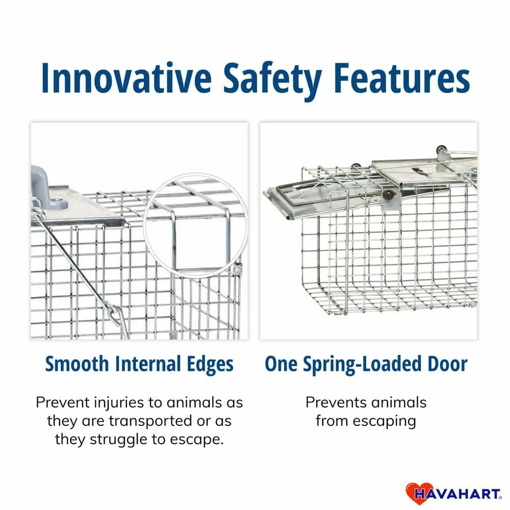 Small 1-Door Easy Set Live Animal Cage Trap for Squirrel and Rabbit by Havahart 11 Small 1-Door Easy Set Live Animal Cage Trap for Squirrel and Rabbit by Havahart - Image 9