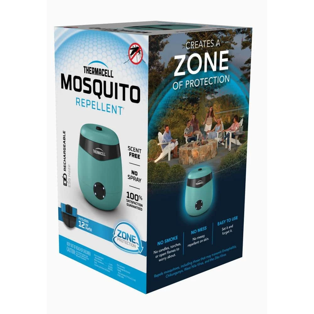 Rechargeable Mosquito Repeller in Haze 20 ft. Coverage and Deet Free by Thermacell 5 Rechargeable Mosquito Repeller in Haze 20 ft. Coverage and Deet Free by Thermacell - Image 3
