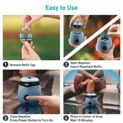 Rechargeable Mosquito Repeller in Haze 20 ft. Coverage and Deet Free by Thermacell 19 Rechargeable Mosquito Repeller in Haze 20 ft. Coverage and Deet Free by Thermacell -Pest Control Sales haze thermacell citronella candles torches 100544451 44 1000