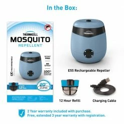 Rechargeable Mosquito Repeller in Haze 20 ft. Coverage and Deet Free by Thermacell 16 Rechargeable Mosquito Repeller in Haze 20 ft. Coverage and Deet Free by Thermacell -Pest Control Sales haze thermacell citronella candles torches 100544451 c3 1000