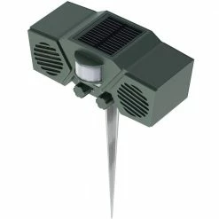 Solar Powered Motion Activated Ultrasonic Deer and Pest Repeller by HOONT -Pest Control Sales hoont animal repellents cy h922 1f 1000