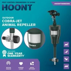 Cobra Yard and Garden Motion Activated Water Blaster - Animal Rodent Repeller by HOONT 9 Cobra Yard and Garden Motion Activated Water Blaster - Animal Rodent Repeller by HOONT -Pest Control Sales hoont animal repellents cy h935 4f 1000