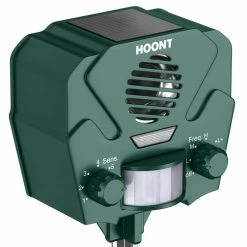 Advanced Motion Activated Solar Powered Ultrasonic Deer and Animal Repeller by HOONT -Pest Control Sales hoont animal repellents cy h949 1f 1000
