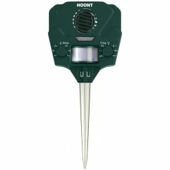 Advanced Motion Activated Solar Powered Ultrasonic Deer and Animal Repeller by HOONT