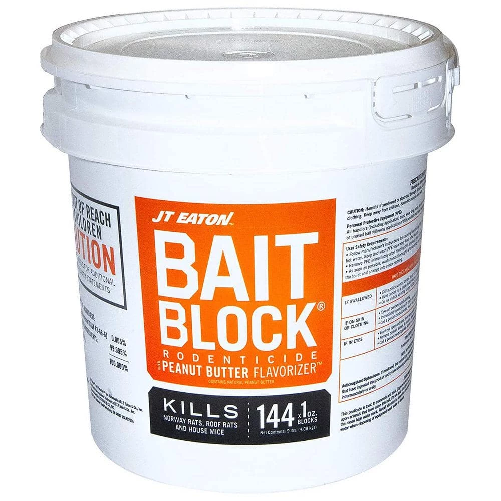 Bait Block Peanut Butter Flavor Anticoagulant Rodenticide for Mice and Rats (144-Blocks) by JT Eaton 4 Bait Block Peanut Butter Flavor Anticoagulant Rodenticide for Mice and Rats (144-Blocks) by JT Eaton - Image 2