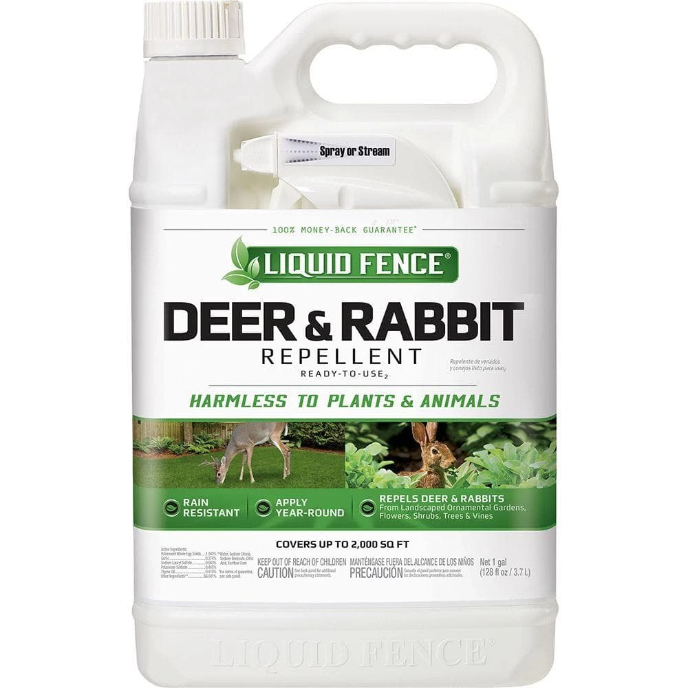 1 Gal. Ready-to-Use Deer and Rabbit Repellent by Liquid Fence 3 1 Gal. Ready-to-Use Deer and Rabbit Repellent by Liquid Fence