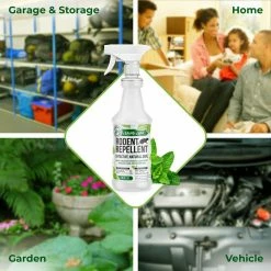 16 oz. Peppermint Oil Rodent Repellent Spray - Non Toxic by Mighty Mint 12 16 oz. Peppermint Oil Rodent Repellent Spray - Non Toxic by Mighty Mint -Pest Control Sales mighty mint animal repellents rs 16 44 1000