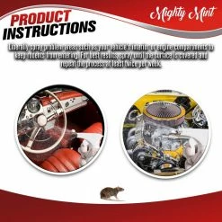 Rodent Repellent Spray for Vehicle Engines and Interiors Cars, Trucks, RVs and Boats by Mighty Mint -Pest Control Sales mighty mint animal repellents vs 16 1f 1000