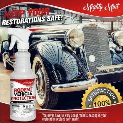 Rodent Repellent Spray for Vehicle Engines and Interiors Cars, Trucks, RVs and Boats by Mighty Mint -Pest Control Sales mighty mint animal repellents vs 16 76 1000