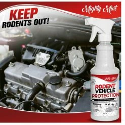 Rodent Repellent Spray for Vehicle Engines and Interiors Cars, Trucks, RVs and Boats by Mighty Mint -Pest Control Sales mighty mint animal repellents vs 16 fa 1000