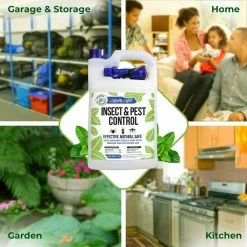 Gallon (128 oz.) Insect and Pest Control Peppermint Oil - Natural Spray for Spiders, Ants and More - Non Toxic by Mighty Mint -Pest Control Sales mighty mint bug killer spray ig 128 44 1000