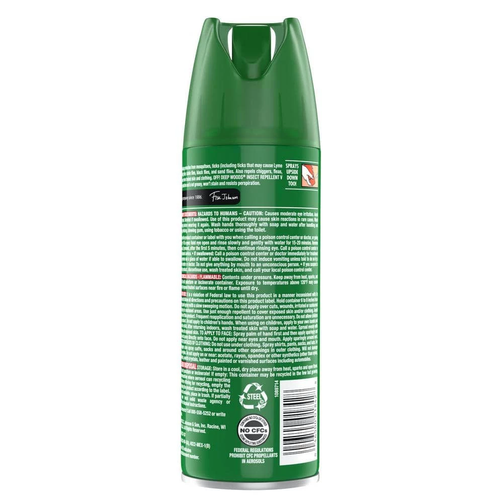 Deep Woods 6 oz. Insect Repellent Aerosol Spray by OFF! 10 Deep Woods 6 oz. Insect Repellent Aerosol Spray by OFF! - Image 8
