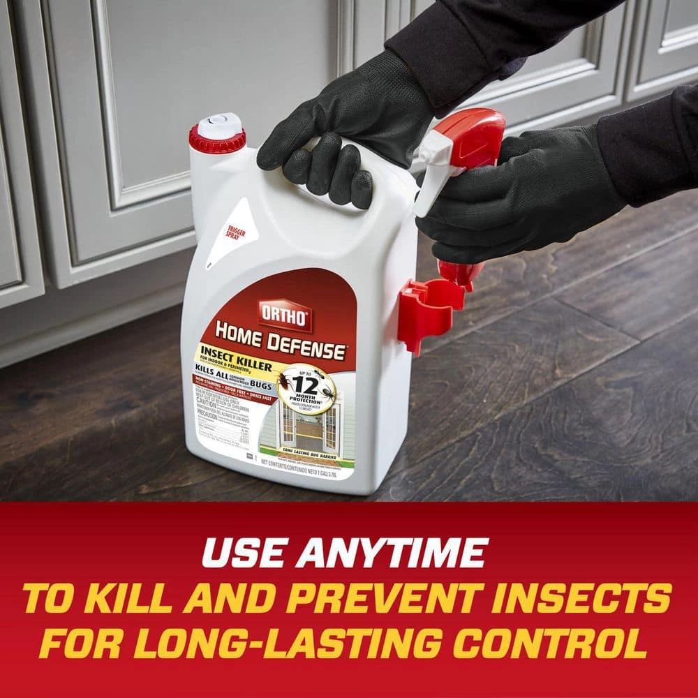 Home Defense 1 gal. Insect Killer for Indoor & Perimeter2 Ready-To-Use Trigger Sprayer by Ortho 8 Home Defense 1 gal. Insect Killer for Indoor & Perimeter2 Ready-To-Use Trigger Sprayer by Ortho - Image 6