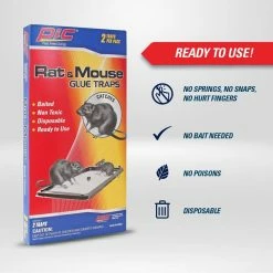 Baited Rat and Mice Glue Traps (24-Pack) by PIC -Pest Control Sales pic animal traps gt 2 h 1f 1000