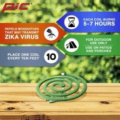 Mosquito Repellent Coils (4-Pack) by PIC -Pest Control Sales pic insect traps c 4 36 h 4f 1000