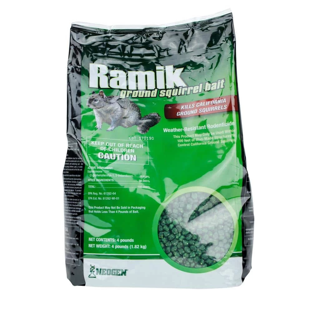 Ramik Ground Squirrel Bait, 4 lbs. Pouch 3 Ramik Ground Squirrel Bait, 4 lbs. Pouch