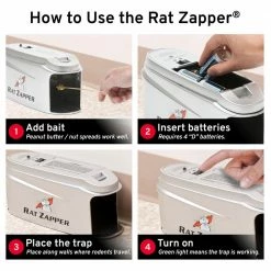 Indoor Battery-Powered Ultra Rat and Mouse Trap by Rat Zapper -Pest Control Sales rat zapper animal traps rzu001 4 44 1000