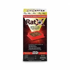 Ready-To-Use Pre-Measured Rat Bait Trays (4-Count) by RatX