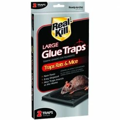 Large Rat and Mice Glue Traps (2-Count) by Real-Kill