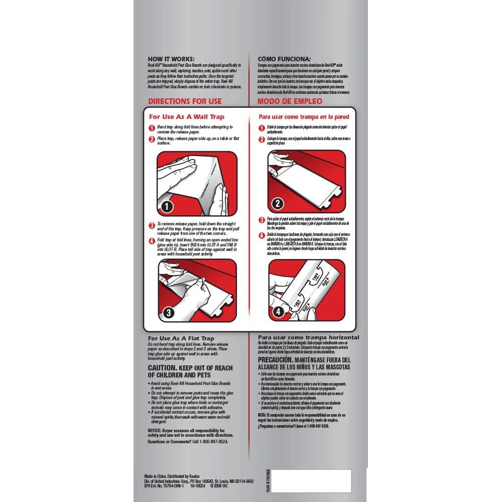 Household Pest Glue Boards (4-Count) by Real-Kill 4 Household Pest Glue Boards (4-Count) by Real-Kill - Image 2