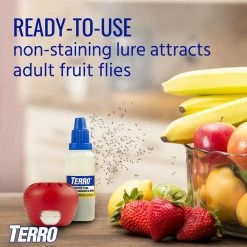 Indoor Fruit Fly Trap (2-Count) by TERRO -Pest Control Sales red terro insect traps t2502 1d 1000