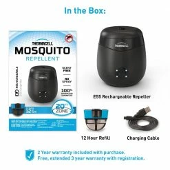 Rechargeable Mosquito Repeller in Riverbed 20 Ft. Coverage and Deet Free by Thermacell -Pest Control Sales riverbed thermacell citronella candles torches 100544452 44 1000