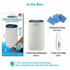 Patio Shield Mosquito Repeller in Riverbed 15 Ft. Coverage and Deet Free by Thermacell 14 Patio Shield Mosquito Repeller in Riverbed 15 Ft. Coverage and Deet Free by Thermacell -Pest Control Sales riverbed thermacell citronella candles torches 100544455 4f 1000