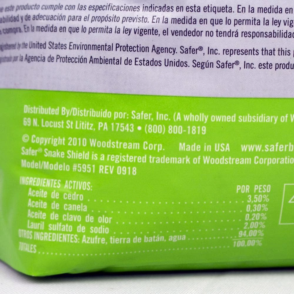 4 lb. Snake Shield Snake Repellent Granules by Safer Brand 8 4 lb. Snake Shield Snake Repellent Granules by Safer Brand - Image 6