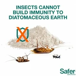 4 lb. Diatomaceous Earth - Bed Bug, Flea, Ant, Crawling Insect Killer for Indoor and Outdoor by Safer Brand 20 4 lb. Diatomaceous Earth - Bed Bug, Flea, Ant, Crawling Insect Killer for Indoor and Outdoor by Safer Brand -Pest Control Sales safer brand insect killer granules 51703 1d 1000