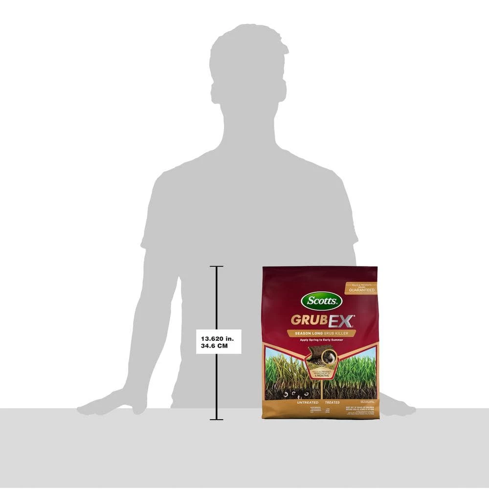 GrubEx1 14.35 lbs. 5,000 sq. ft. Season Long Grub, Caterpillar, Japanese Beetle Killer by Scotts 11 GrubEx1 14.35 lbs. 5,000 sq. ft. Season Long Grub, Caterpillar, Japanese Beetle Killer by Scotts - Image 9