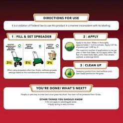 GrubEx1 28.7 lbs. 10,000 sq. ft. Season Long Grub, Caterpillar, Japanese Beetle Killer by Scotts -Pest Control Sales scotts insect killer granules 99610 1f 1000