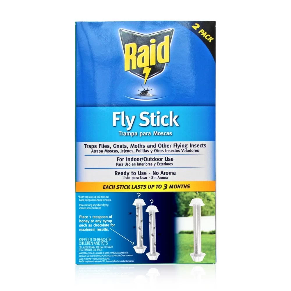 Fly Stick Trap (2-Pack) by Raid 3 Fly Stick Trap (2-Pack) by Raid