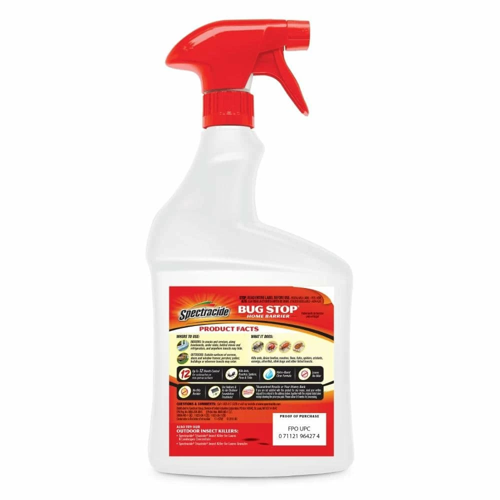 Bug Stop 32 oz. Ready-to-Use Indoor Plus Outdoor Home Insect Control by Spectracide 4 Bug Stop 32 oz. Ready-to-Use Indoor Plus Outdoor Home Insect Control by Spectracide - Image 2