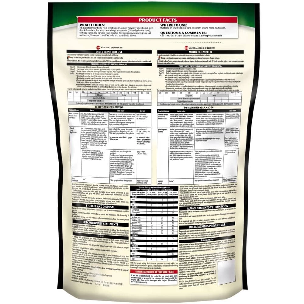 20 lbs. Triazicide Lawn Insect Killer Granules by Spectracide 3 20 lbs. Triazicide Lawn Insect Killer Granules by Spectracide - Image 2
