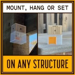 Hanging Carpenter Bee Trap by Bees N Things 21 Hanging Carpenter Bee Trap by Bees N Things -Pest Control Sales tan bees n things insect traps 100537614 1d 1000