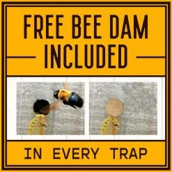 Hanging Carpenter Bee Trap by Bees N Things 25 Hanging Carpenter Bee Trap by Bees N Things -Pest Control Sales tan bees n things insect traps 100537614 4f 1000