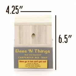 Hanging Carpenter Bee Trap by Bees N Things 30 Hanging Carpenter Bee Trap by Bees N Things -Pest Control Sales tan bees n things insect traps 100537614 d4 1000