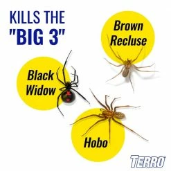 16 oz. Spider Killer Aerosol Spray by TERRO 11 16 oz. Spider Killer Aerosol Spray by TERRO -Pest Control Sales terro bug killer spray t2302 6 1f 1000